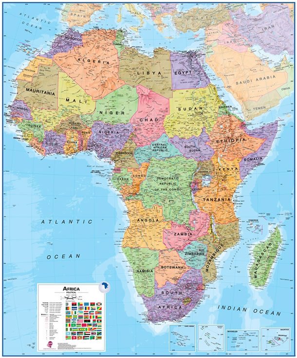 mappa-politica-africa